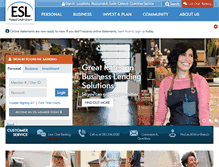 Tablet Screenshot of esl.org