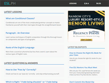 Tablet Screenshot of esl.ph